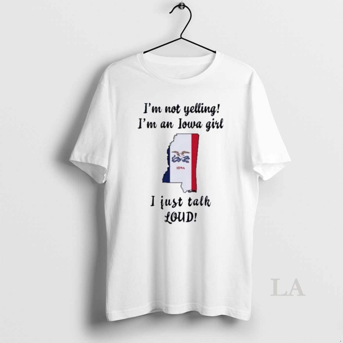 Original Mississippi Map Im Not Yelling Im An Iowa Girl I Just Talk Loud T-Shirts, Hoodie, Sweatshirt | InkNestWear.com