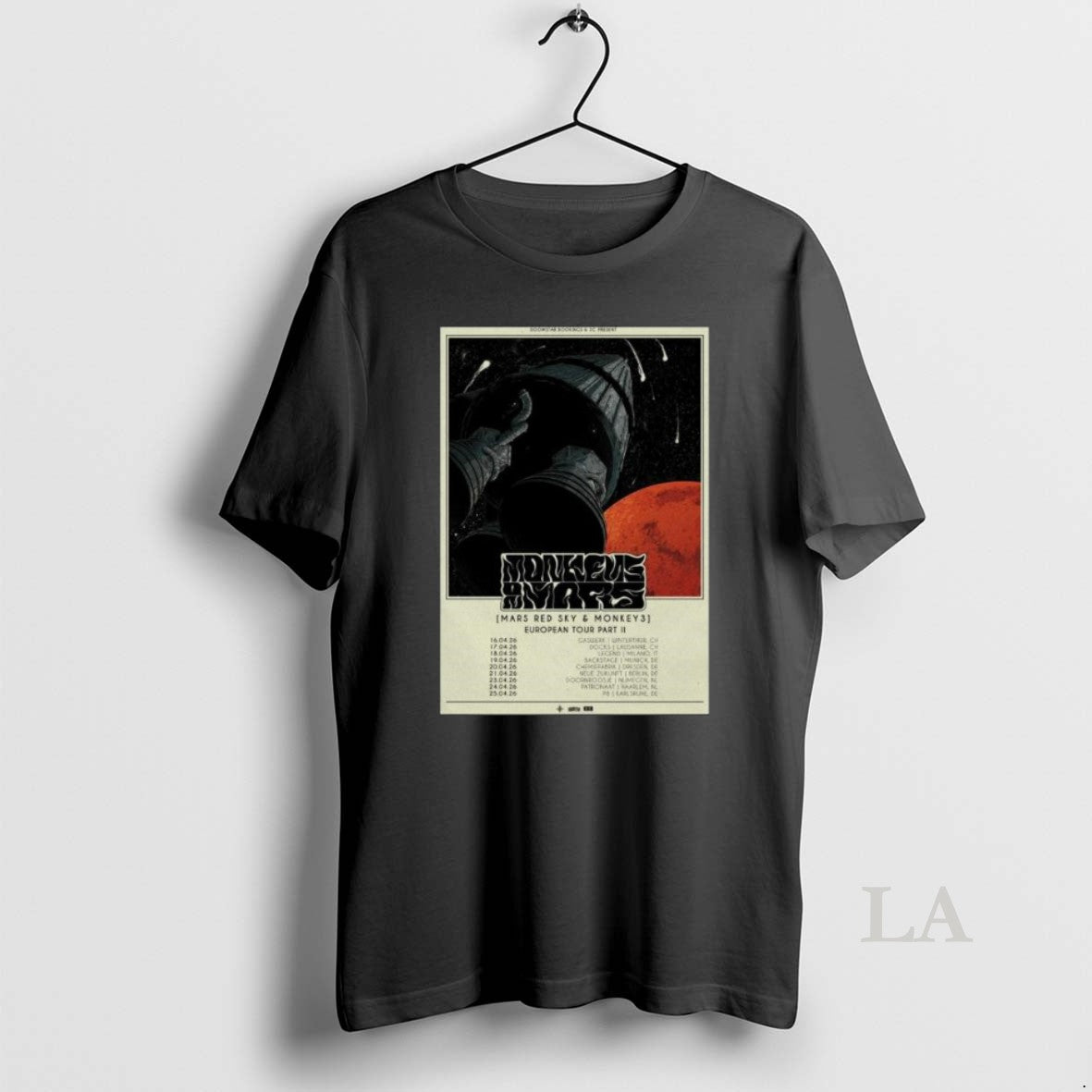 Original Monkey3 And Mars Red Sky European Tour 2026 Long Sleve T-Shirts, Hoodie, Sweatshirt | InkNestWear.com