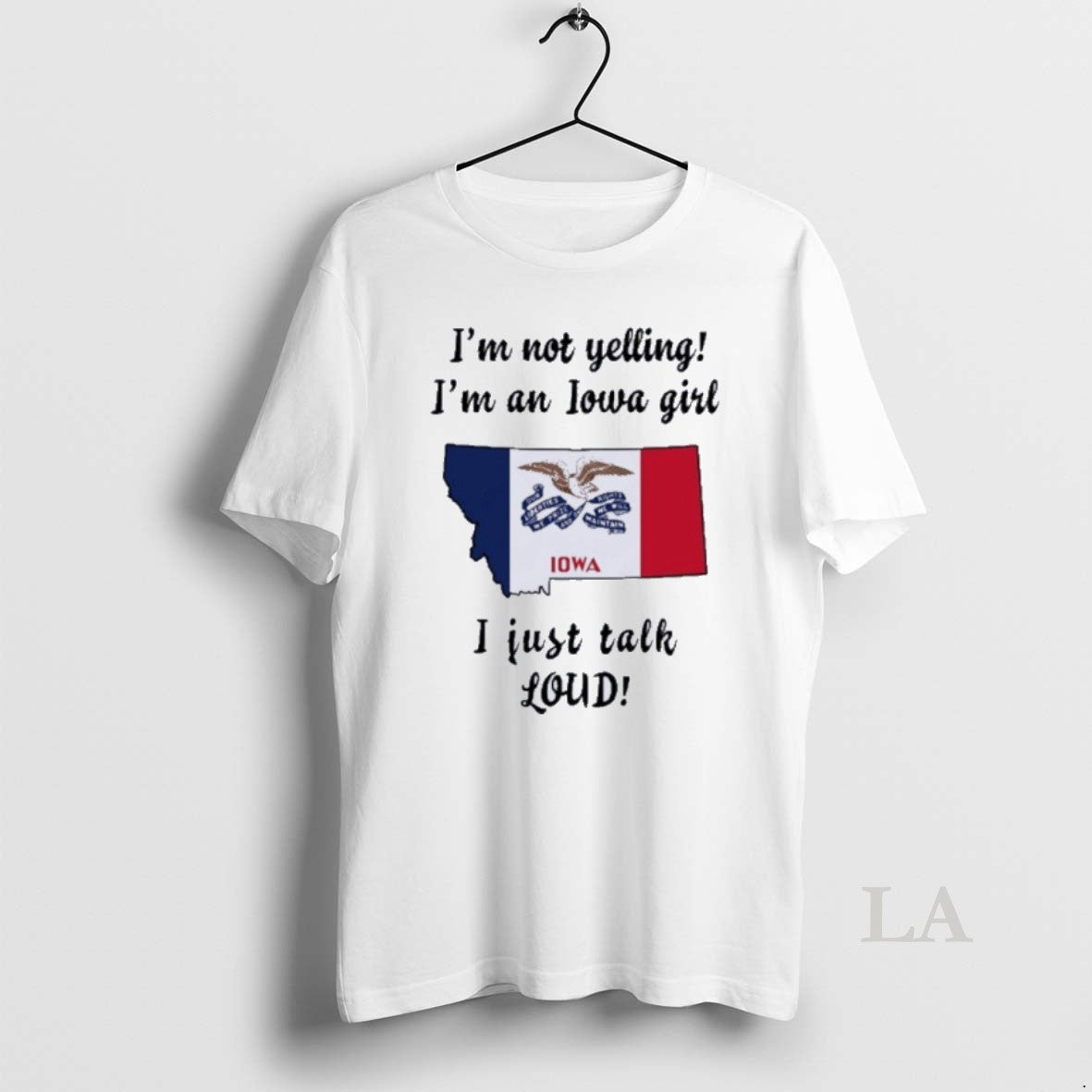 Original Montana Map Im Not Yelling Im An Iowa Girl I Just Talk Loud T-Shirts, Hoodie, Sweatshirt | InkNestWear.com