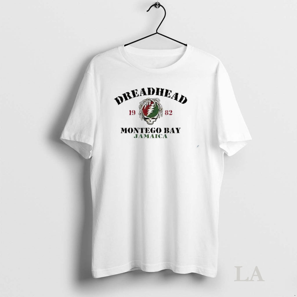Original Montego Bay Jamaica Grateful Dead Dreadhead Steal Your Face Skull T-Shirts, Hoodie, Sweatshirt | InkNestWear.com