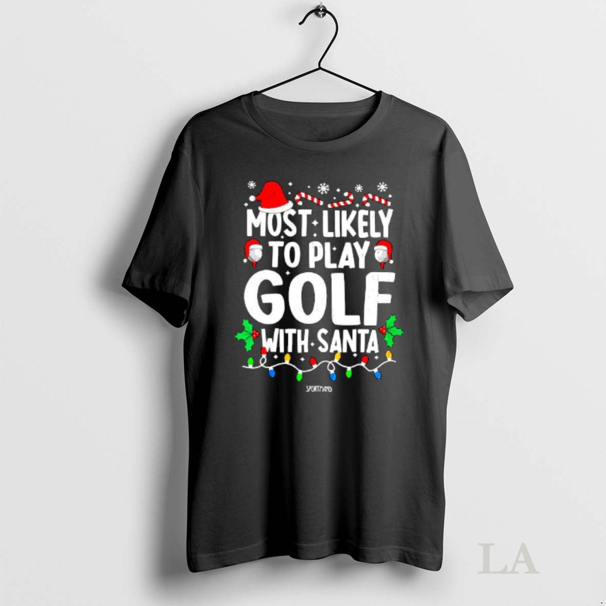 Original Most Likely To Play Golf With Santa Christmas T-Shirts, Hoodie, Sweatshirt | InkNestWear.com