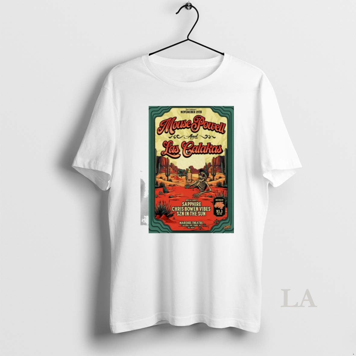 Original Mouse Powell And Las Calakas Tempe Az Nov 29 2025 T-Shirts, Hoodie, Sweatshirt | InkNestWear.com