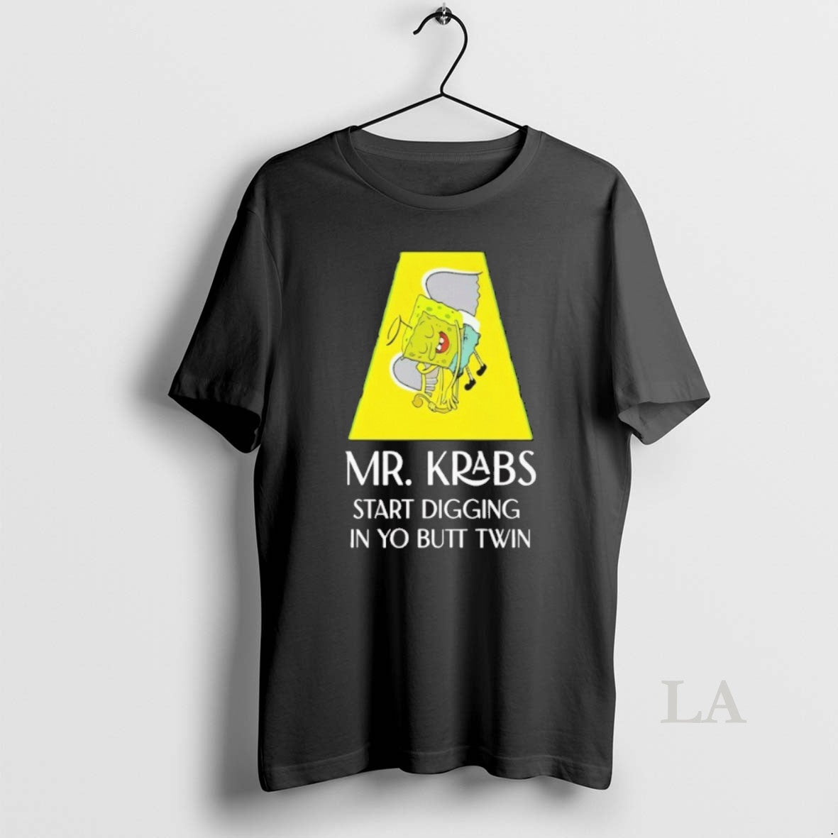 Original Mr Krabs Start Digging In Yo Butt Twin T-Shirts, Hoodie, Sweatshirt | InkNestWear.com
