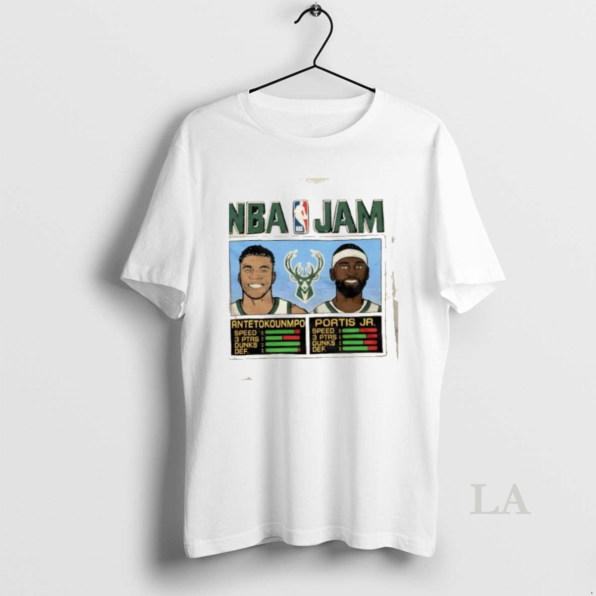 Original Nba Jam Milwaukee Bucks Antetokounmpo And Portis Jr T-Shirts, Hoodie, Sweatshirt | InkNestWear.com
