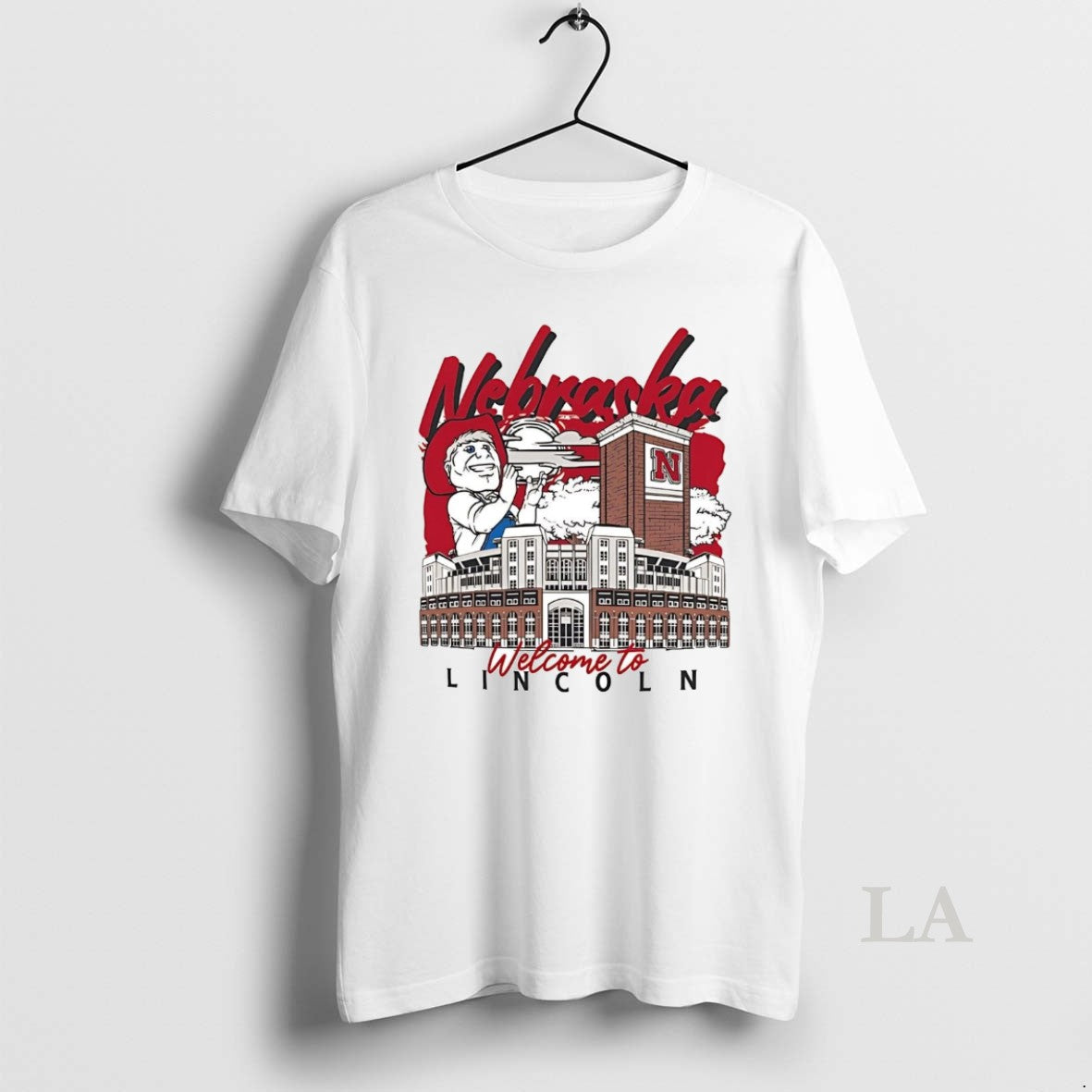 Original Nebraska Huskers Mascot Welcome To Lincoln Campus T-Shirts, Hoodie, Sweatshirt | InkNestWear.com