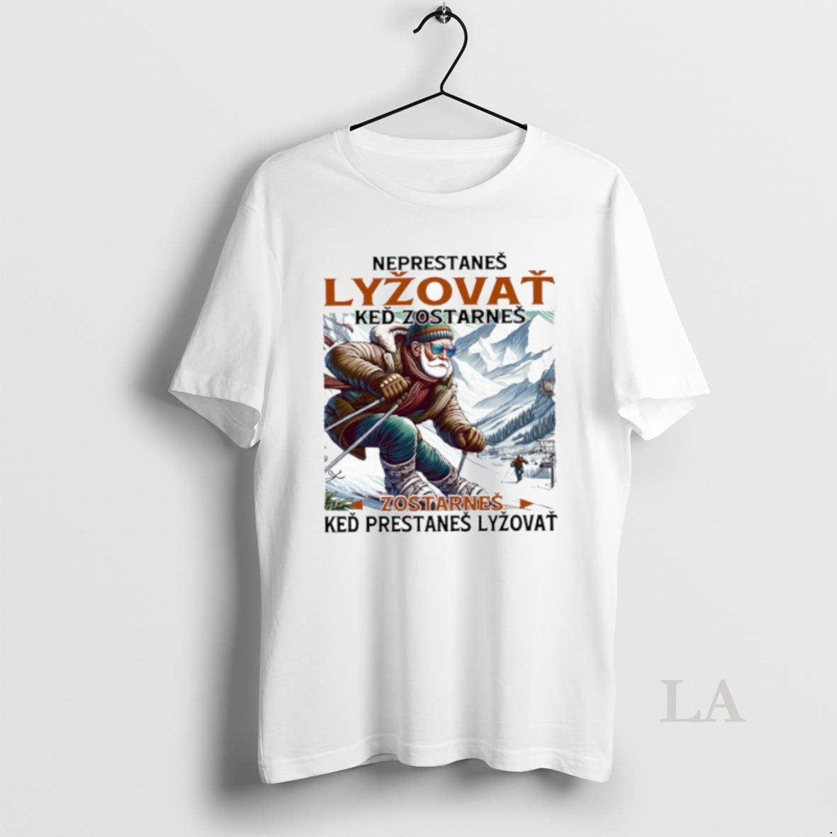 Original Neprestanes Lyzovat Ked Zostarnes Zostarnes Ked Prestanes Lyzovat T-Shirts, Hoodie, Sweatshirt | InkNestWear.com