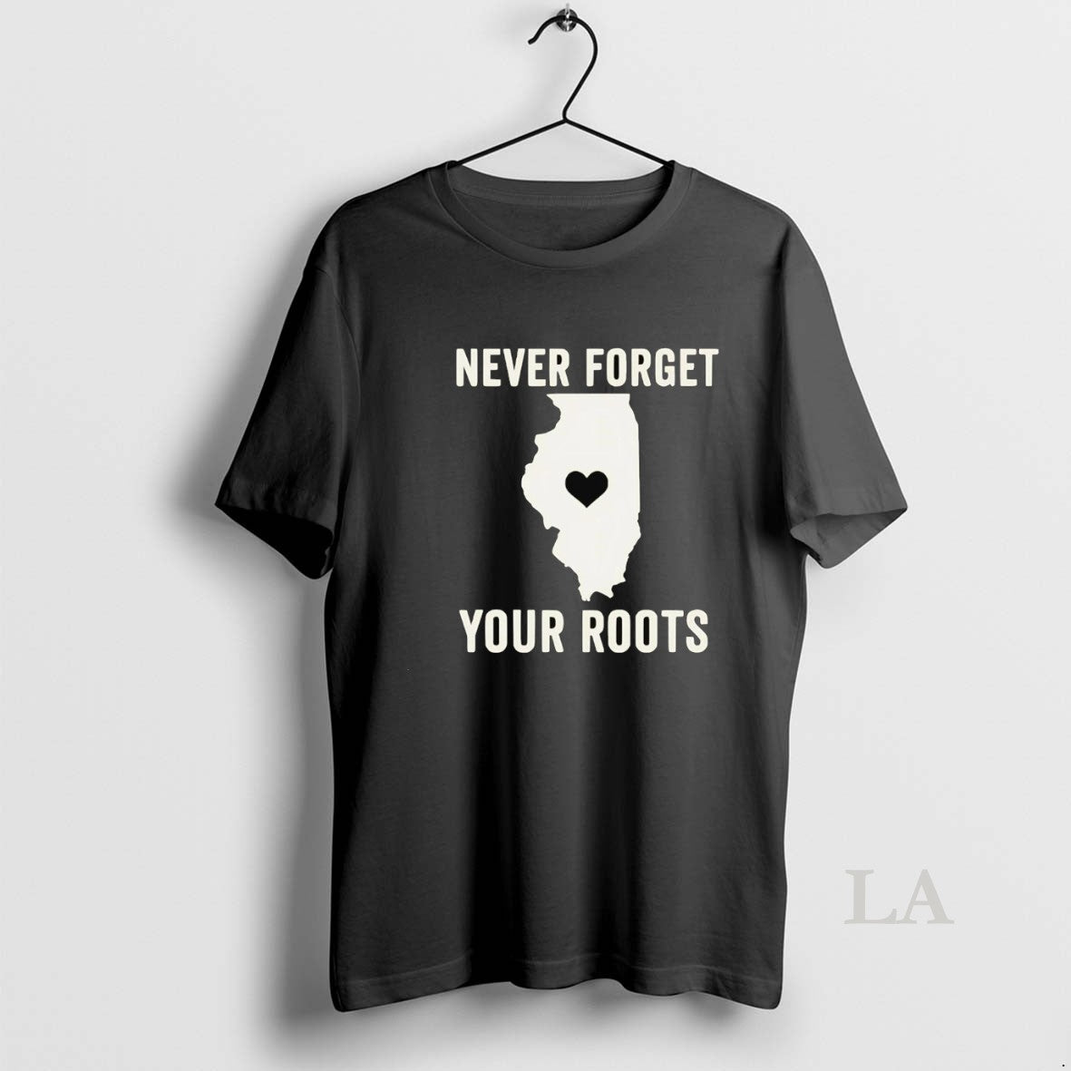 Original Never Forget Your Roots In Illinois T-Shirts, Hoodie, Sweatshirt | InkNestWear.com