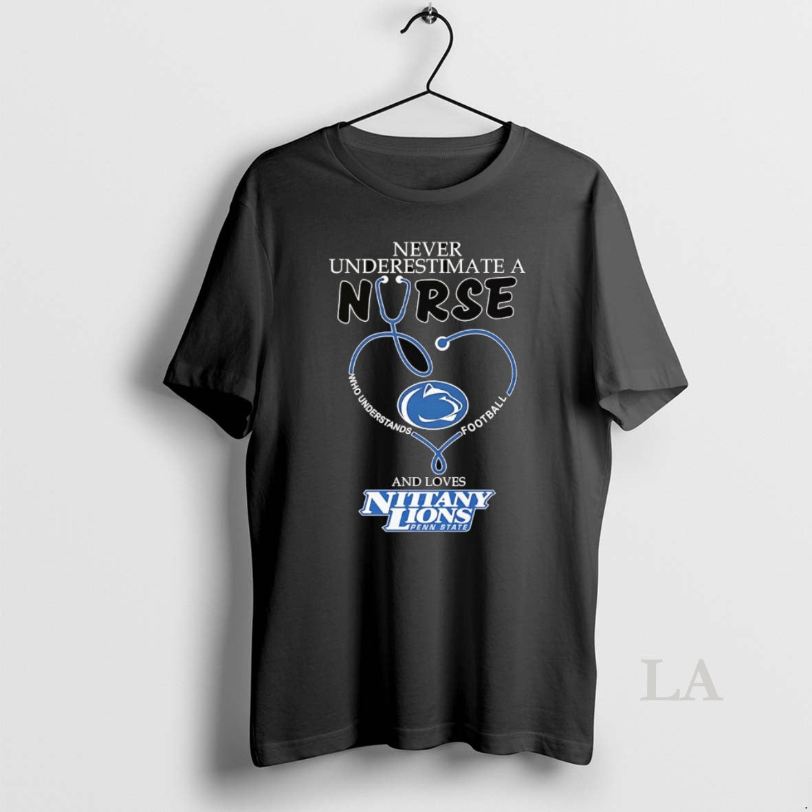 Original Never Underestimate A Nurse Understand Football Loves Penn State Nittany Lions T-Shirts, Hoodie, Sweatshirt