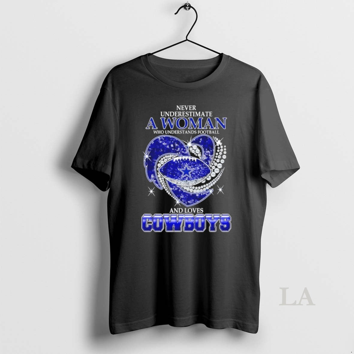 Original Never Underestimate A Woman Who Understands Football And Loves Dallas Cowboys Football Heart T-Shirts, Hoodie,...