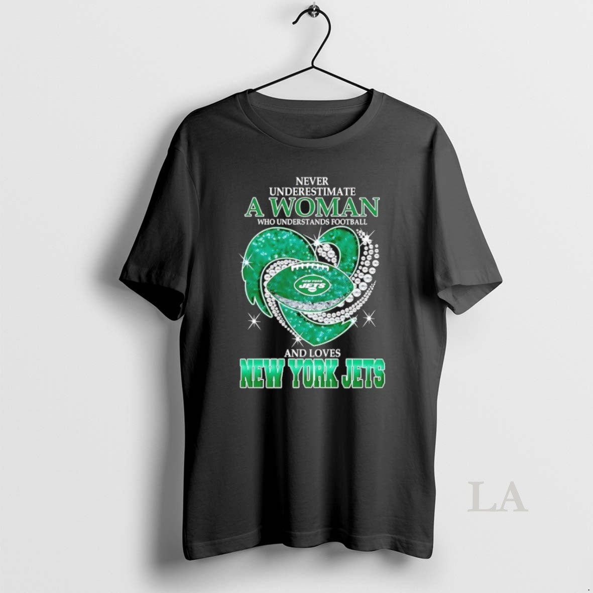 Original Never Underestimate A Woman Who Understands Football And Loves New York Jets Football Heart T-Shirts, Hoodie,...