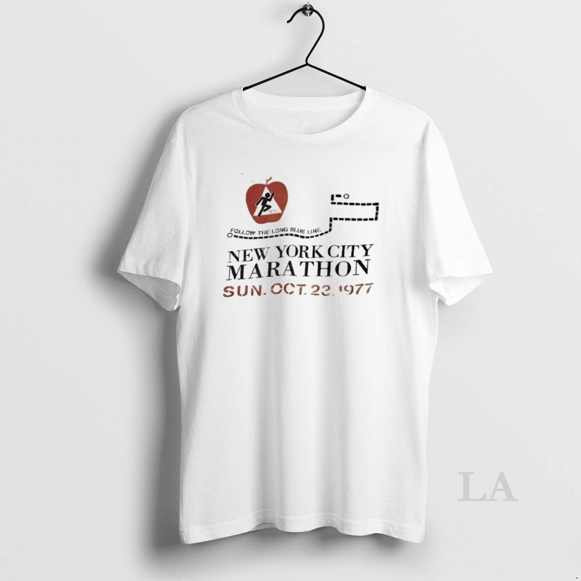 Original New York City Marathon Follow The Long Blue Line T-Shirts, Hoodie, Sweatshirt | InkNestWear.com