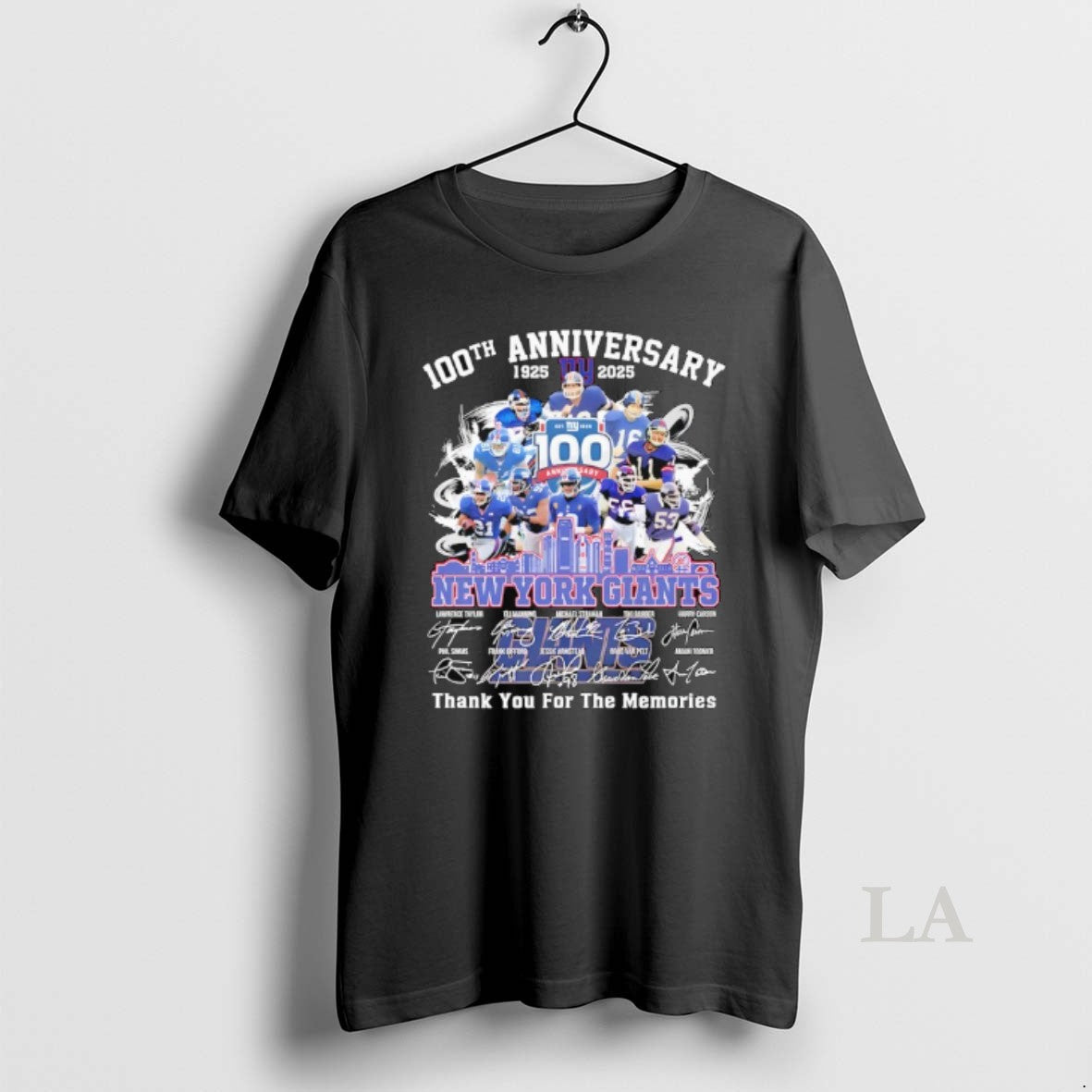 Original New York Giants Thank You For The Memories 100th Anniversary 1925 2025 T-Shirts, Hoodie, Sweatshirt