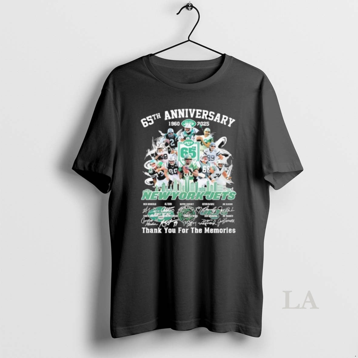 Original New York Jets Thank You For The Memories 65th Anniversary 1960 2025 T-Shirts, Hoodie, Sweatshirt | InkNestWear.com