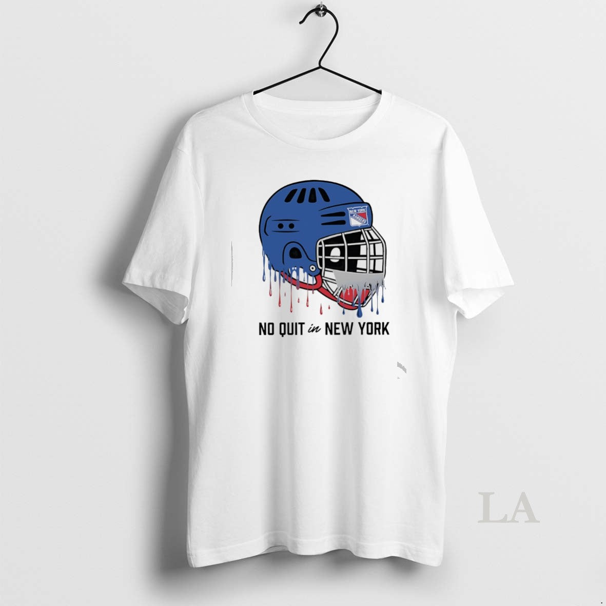 Original New York Rangers No Quit In New York Helmet Graphic T-Shirts, Hoodie, Sweatshirt | InkNestWear.com