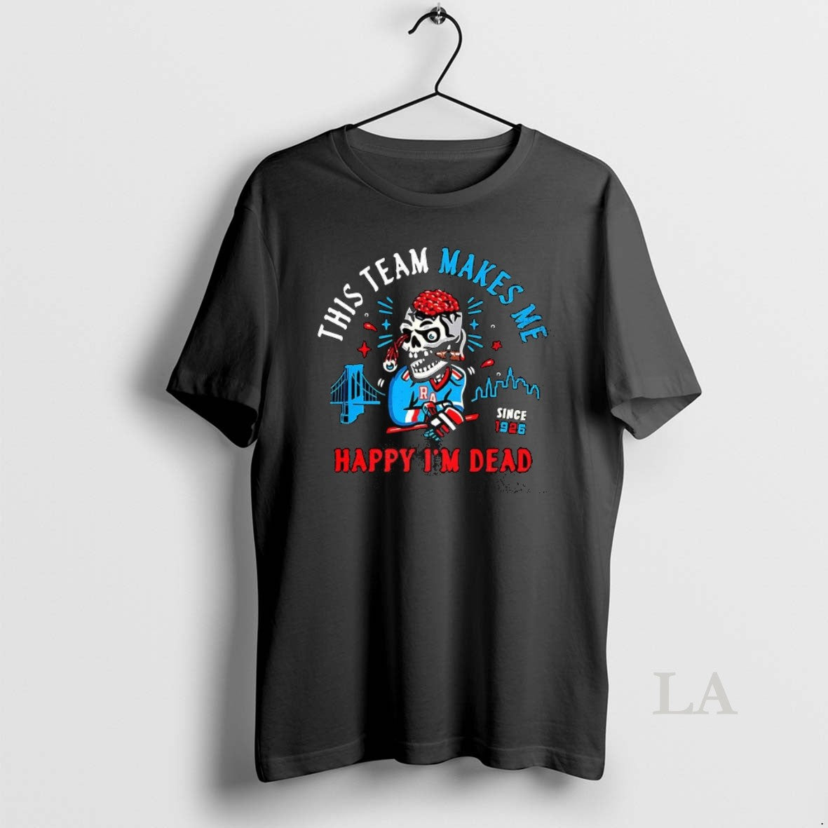 Original New York Rangers Hockey This Team Makes Me Happy Im Dead Since 1926 Halloween T-Shirts, Hoodie, Sweatshirt