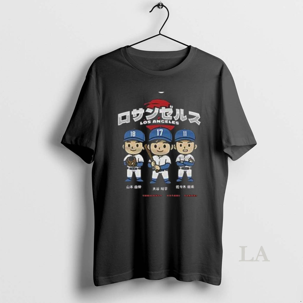 Original Nice Shohei Ohtani Los Angeles Dodgers Chibi Anime Shirtshohei Ohtani Los Angeles Dodgers Chibi T-Shirts,...
