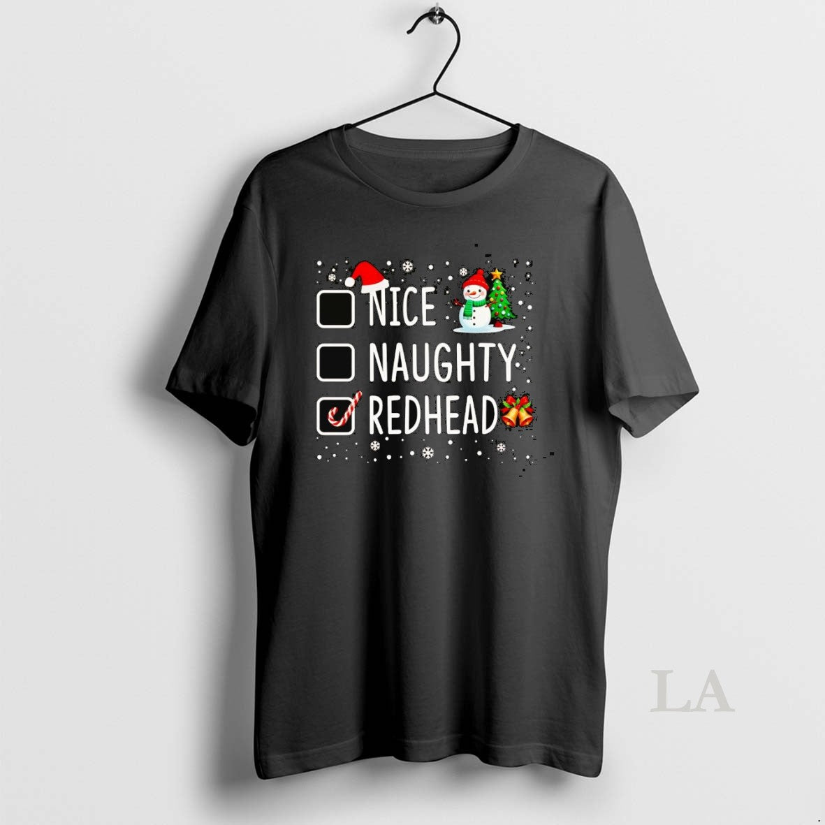 Original Nice Naughty Redhead Christmas T-Shirts, Hoodie, Sweatshirt | InkNestWear.com