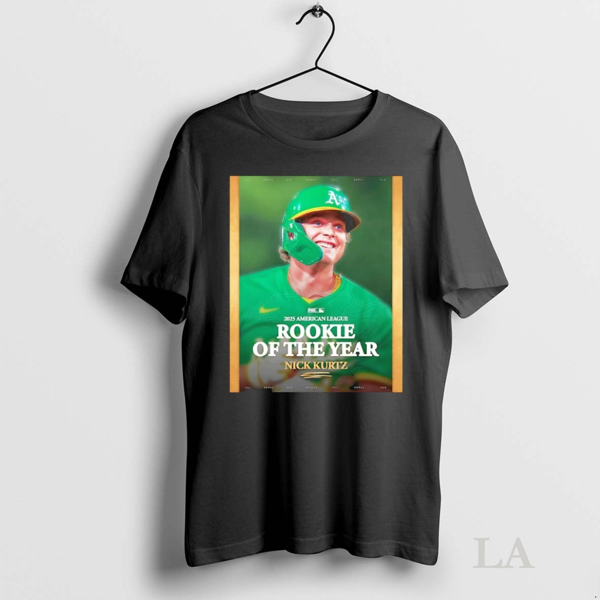 Original Nick Kurtz 2025 Al Rookie Of The Year T-Shirts, Hoodie, Sweatshirt | InkNestWear.com