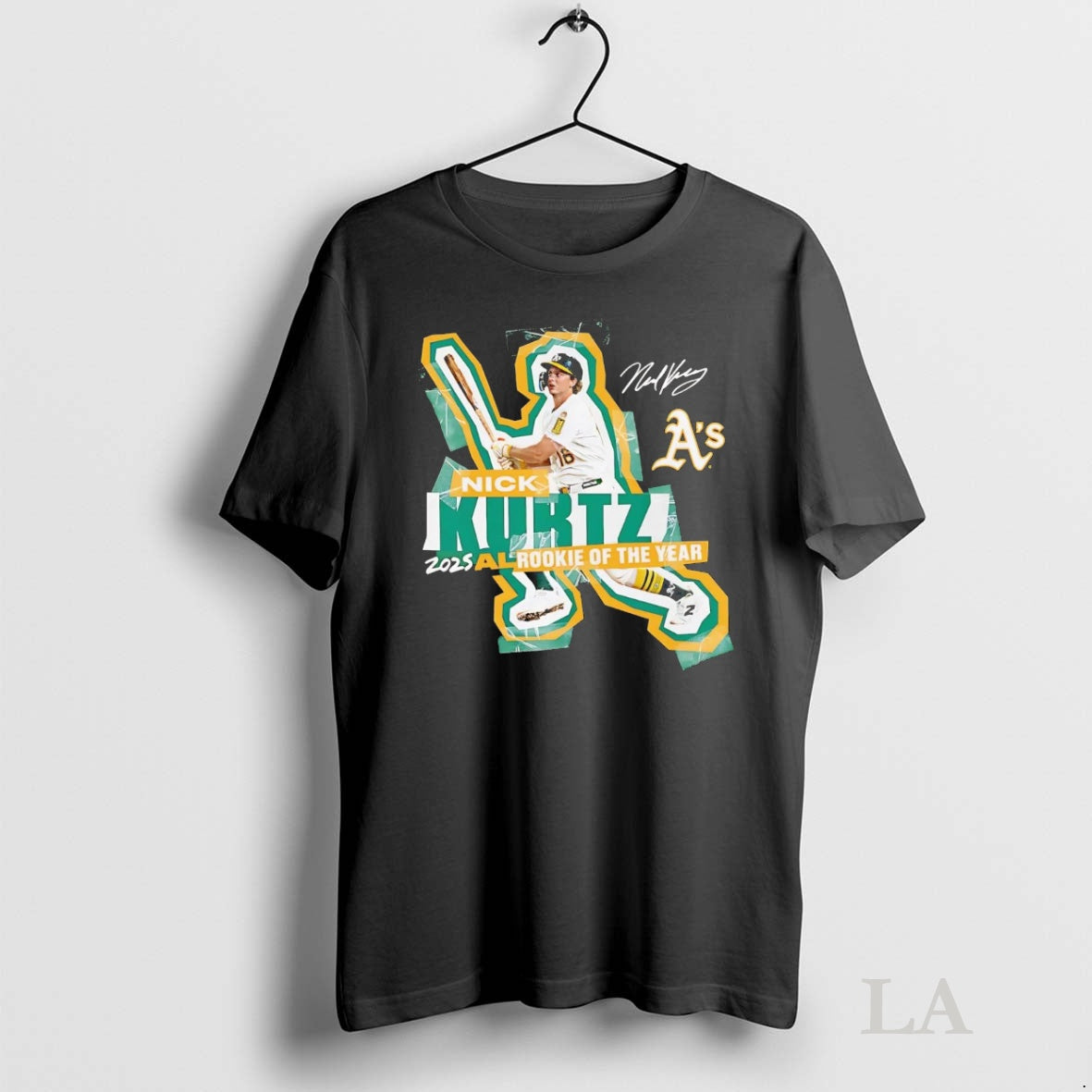 Original Nick Kurtz American League Rookie Of The Year 2025 Oakland Athletics T-Shirts, Hoodie, Sweatshirt | InkNestWear.com