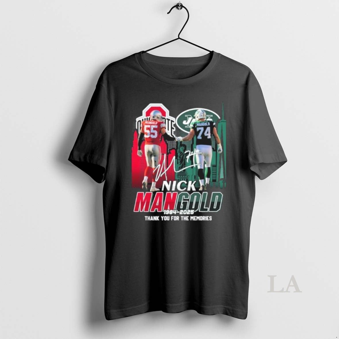 Original Nick Mangold Ohio State And Ny Jets 1984 2025 Thank You For The Memories T-Shirts, Hoodie, Sweatshirt