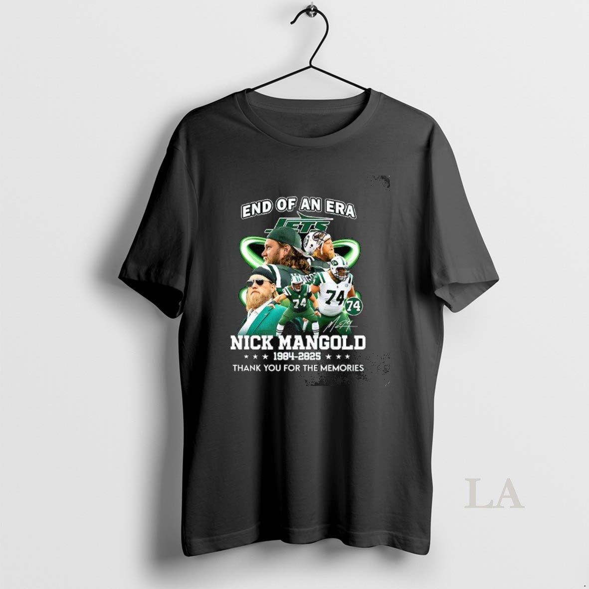 Original Nick Mangold End Of An Era Thank You For The Memories 2025 Signature T-Shirts, Hoodie, Sweatshirt | InkNestWear.com