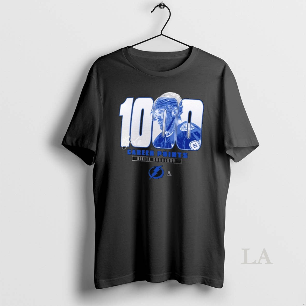 Original Nikita Kucherov Tampa Bay Lightning Mto Label Gray 1000 Career Points Legacy T-Shirts, Hoodie, Sweatshirt