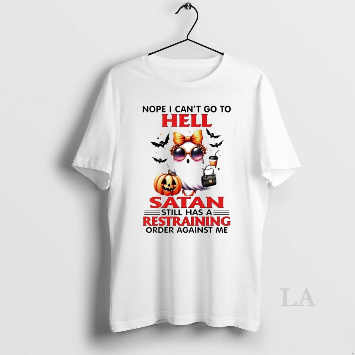 Original Nope I Cant Go To Hell Satan Still Has A Restraining T-Shirts, Hoodie, Sweatshirt | InkNestWear.com