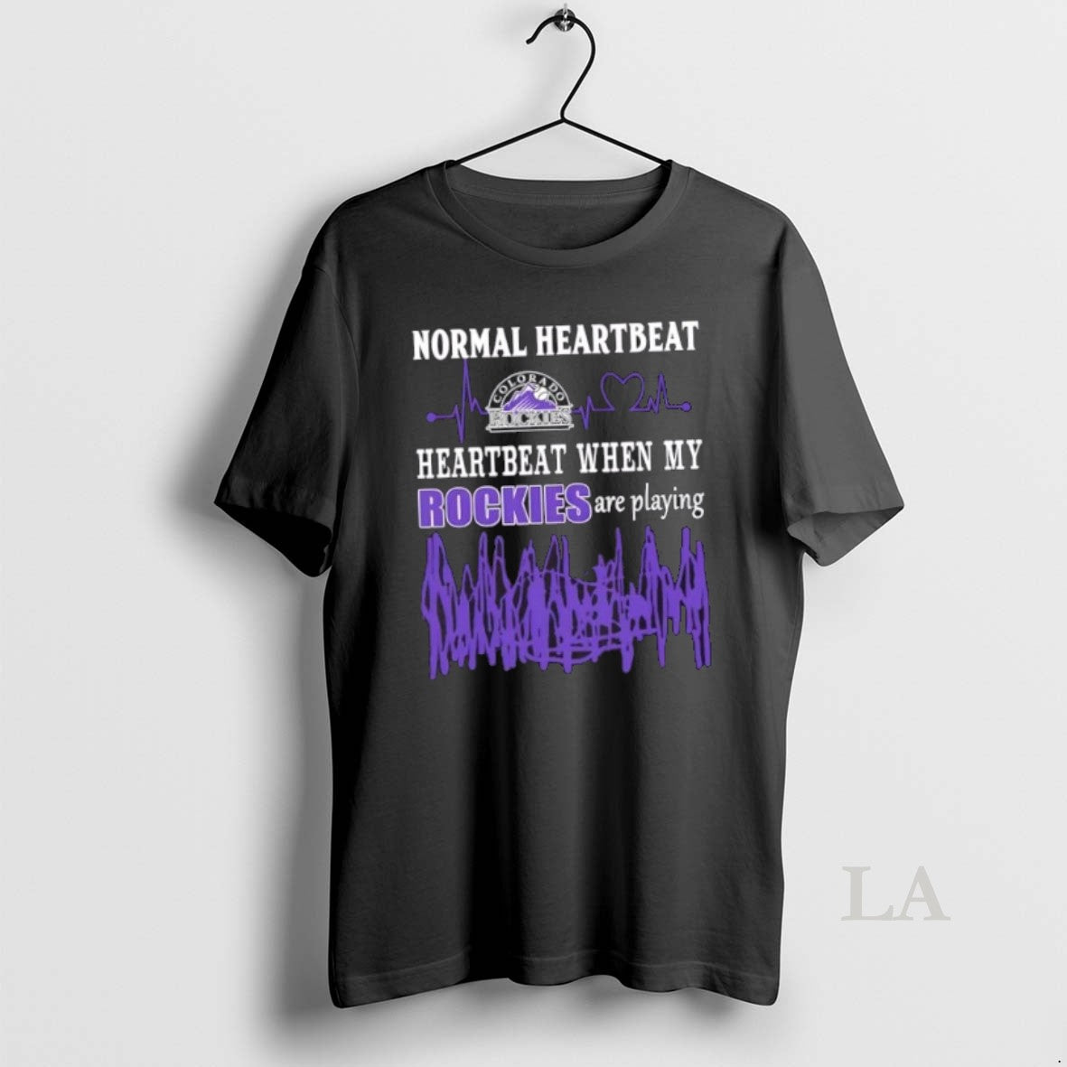 Original Normal Heartbeat Heartbeat When My Colorado Rockies Baseball Are Playing T-Shirts, Hoodie, Sweatshirt