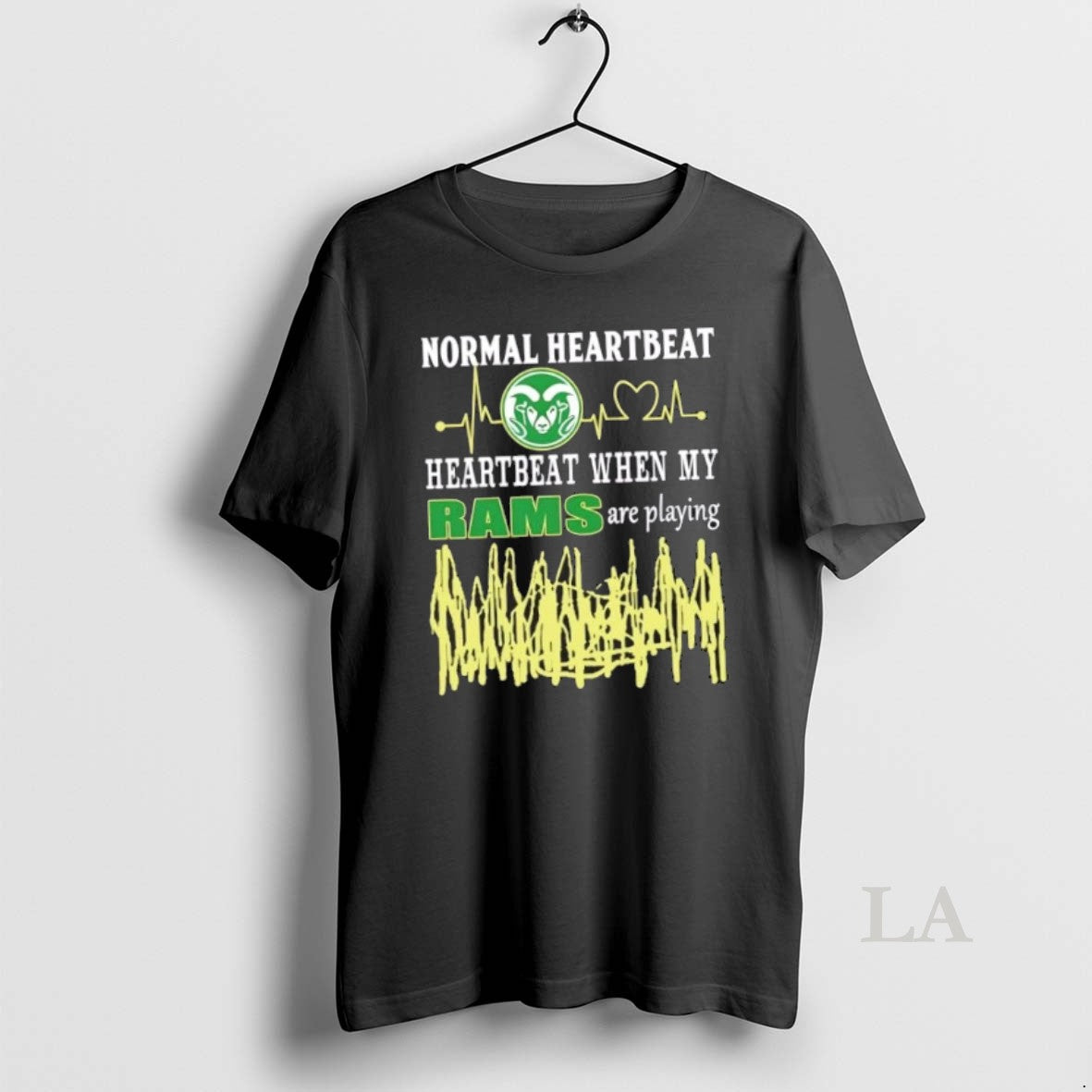 Original Normal Heartbeat Heartbeat When My Colorado State Rams Are Playing T-Shirts, Hoodie, Sweatshirt | InkNestWear.com