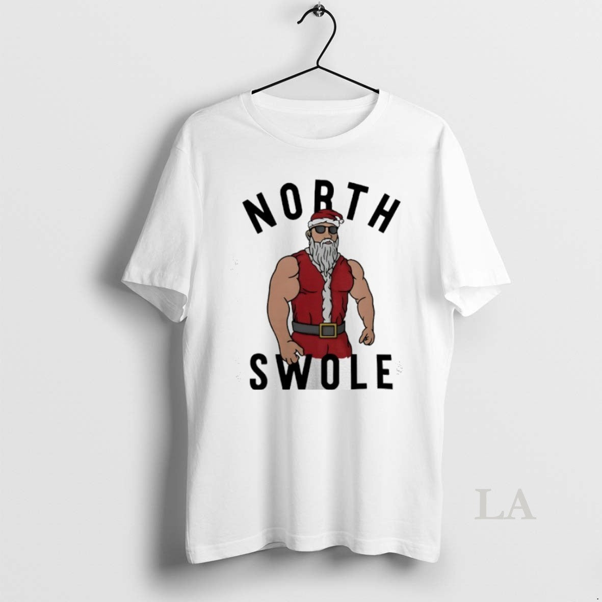 Original North Swole Santa Muscle Christmas T-Shirts, Hoodie, Sweatshirt | InkNestWear.com
