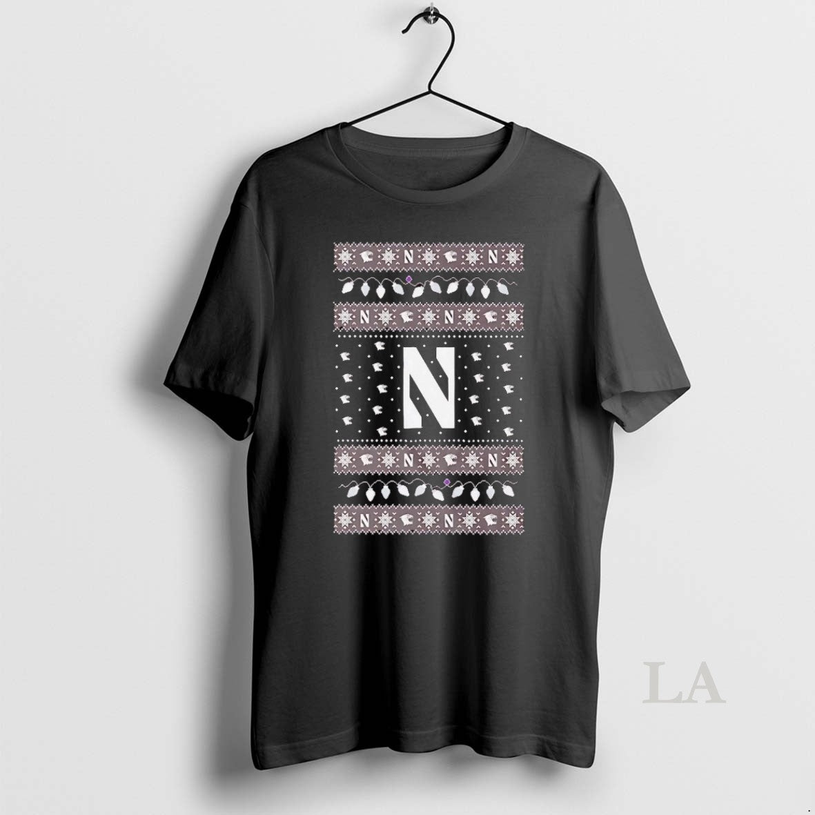 Original Northwestern Wildcats Ugly Christmas Light T-Shirts, Hoodie, Sweatshirt | InkNestWear.com