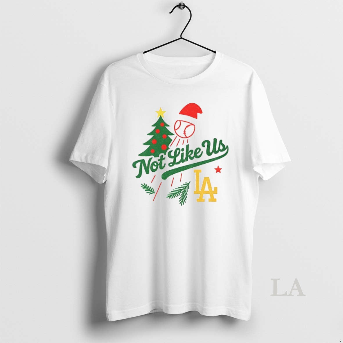Original Not Like Us Santa Hat Christmas Baseball T-Shirts, Hoodie, Sweatshirt | InkNestWear.com