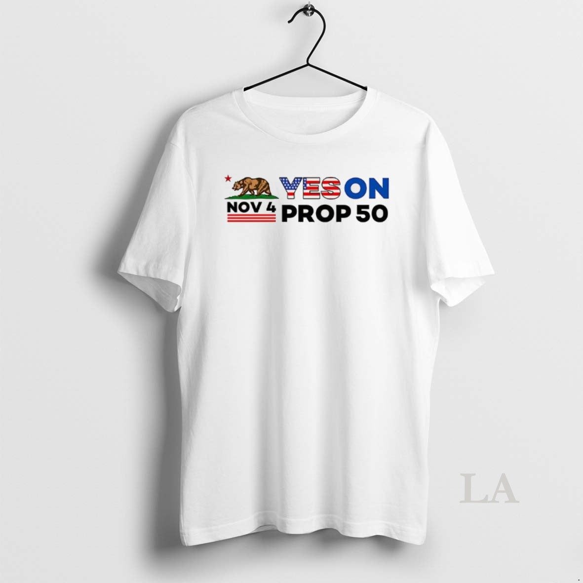 Original Nov 4 Yes On Prop 50 Bear With American Flag T-Shirts, Hoodie, Sweatshirt | InkNestWear.com