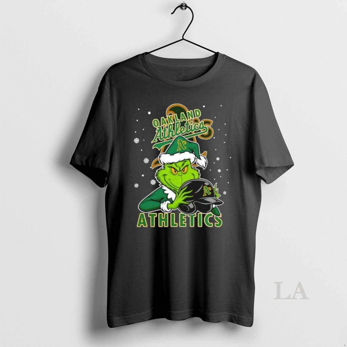 Original Oakland Athletics Baseball Grinch Holding Helmet Christmas T-Shirts, Hoodie, Sweatshirt | InkNestWear.com