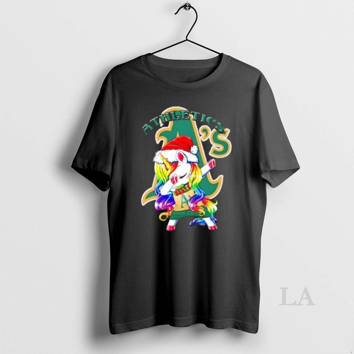 Original Oakland Athletics X Unicorn Santa Hat Dabbing Merry Christmas T-Shirts, Hoodie, Sweatshirt | InkNestWear.com