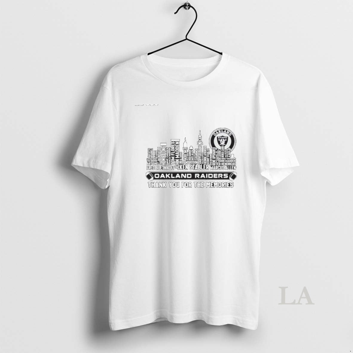 Original Oakland Raiders Thank You For The Memories City Text T-Shirts, Hoodie, Sweatshirt | InkNestWear.com