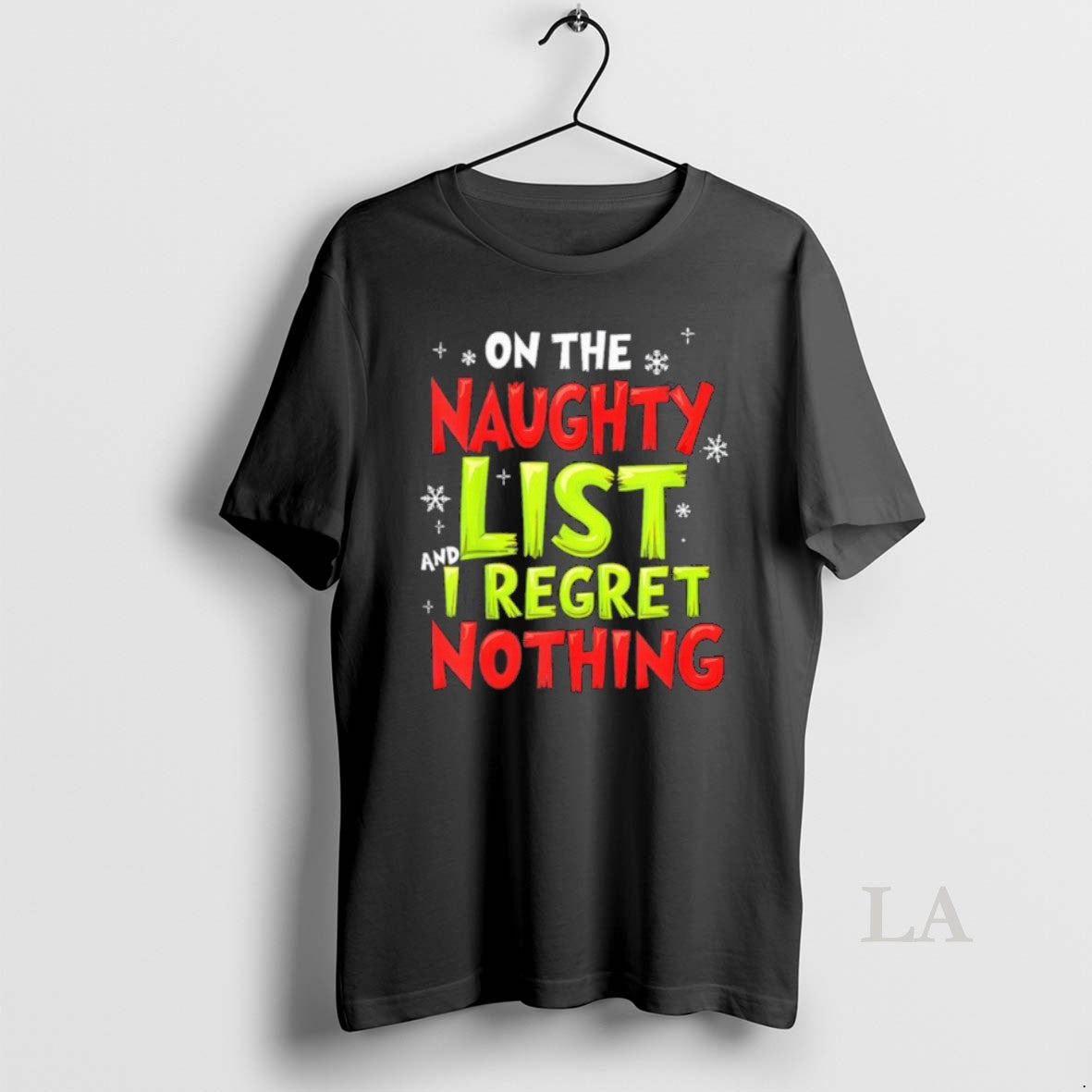 Original On The Naughty List I Regret Nothing T-Shirts, Hoodie, Sweatshirt | InkNestWear.com