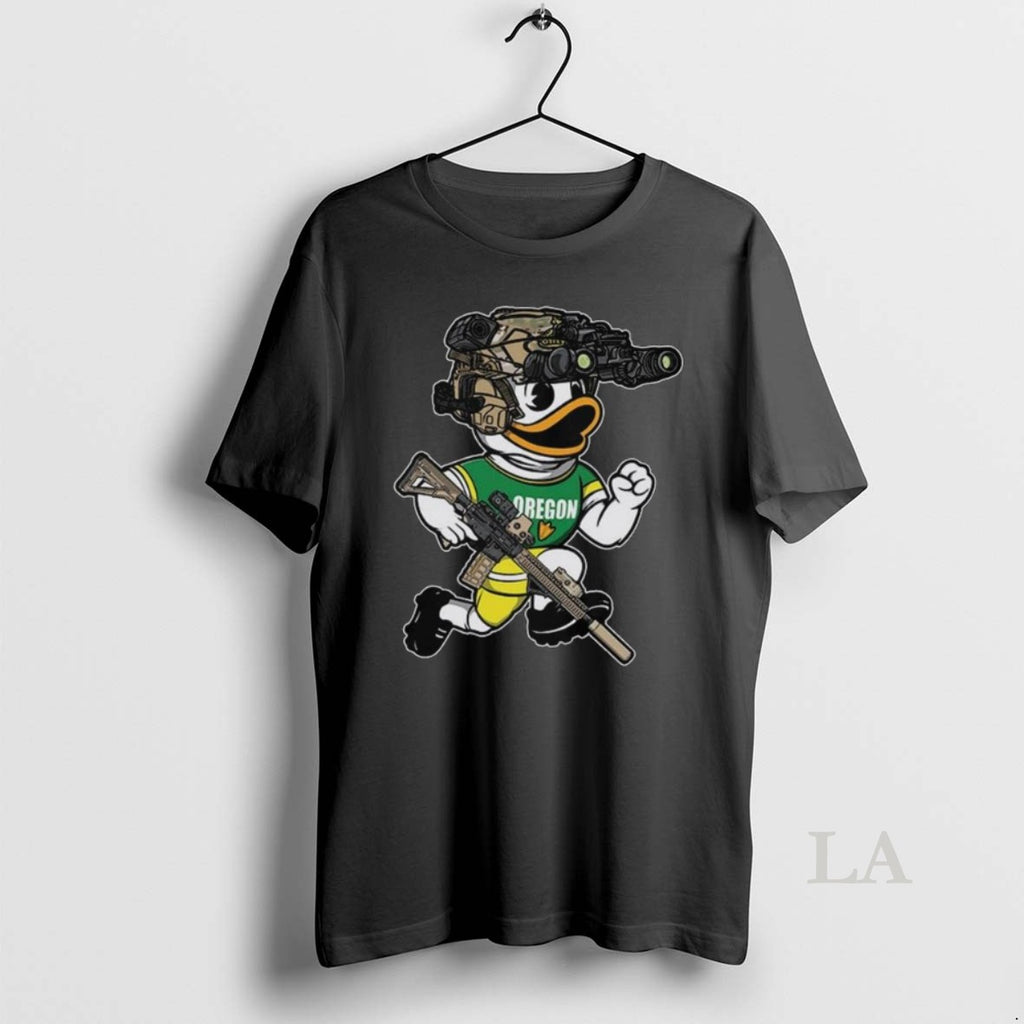 Original Oregon Duck Mascot Gun Otx 2025 Long Sleve