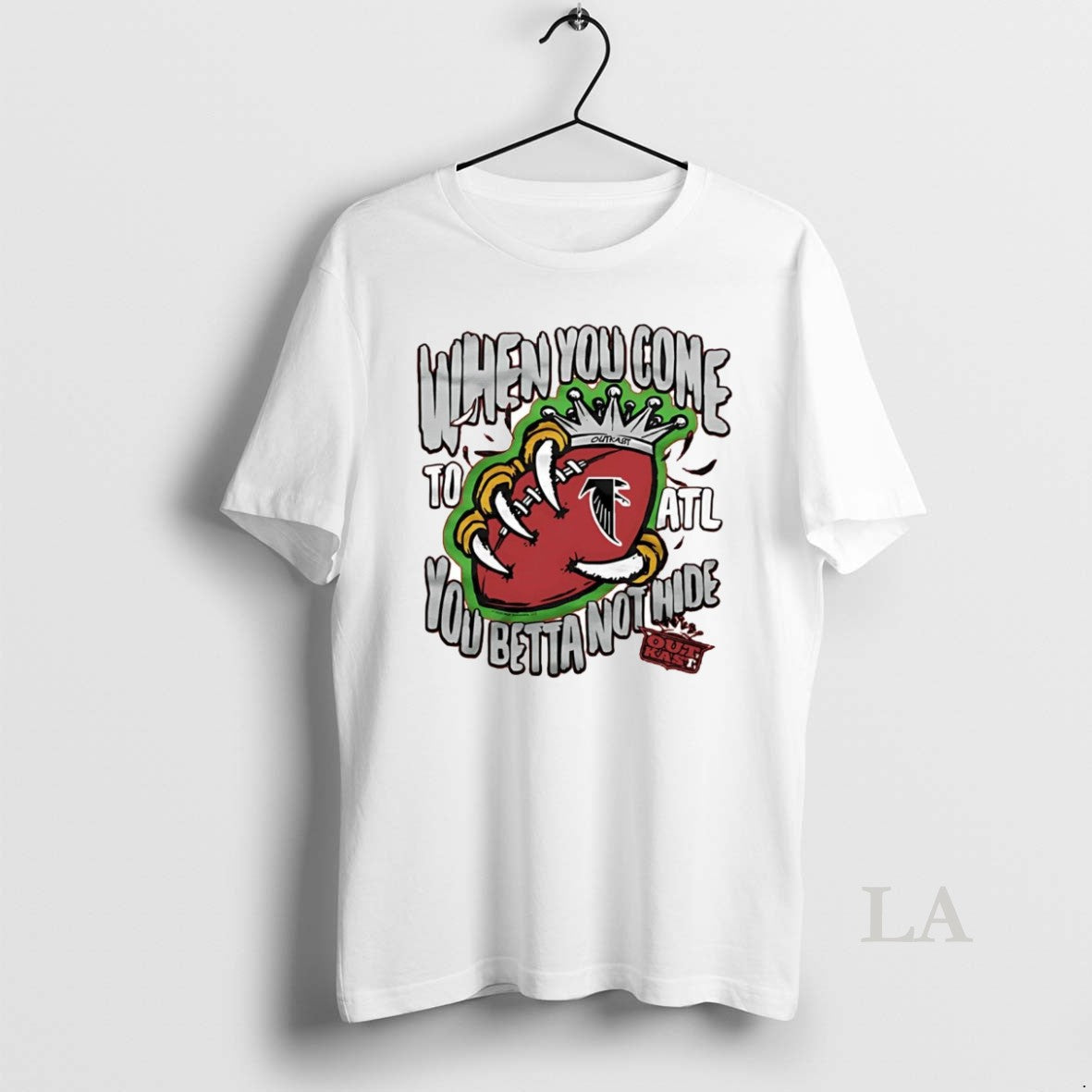 Original Outkast When You Come To Atlanta Falcons You Betta Not Hide T-Shirts, Hoodie, Sweatshirt | InkNestWear.com