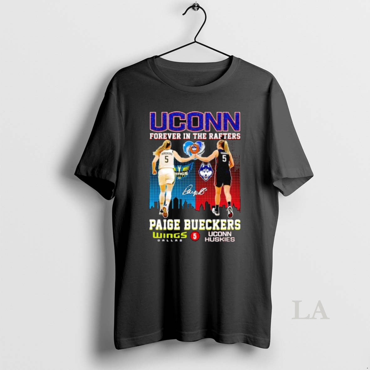 Original Paige Bueckers 5 Uconn Forever In The Rafters Wings Dallas Uconn Huskies Wnba