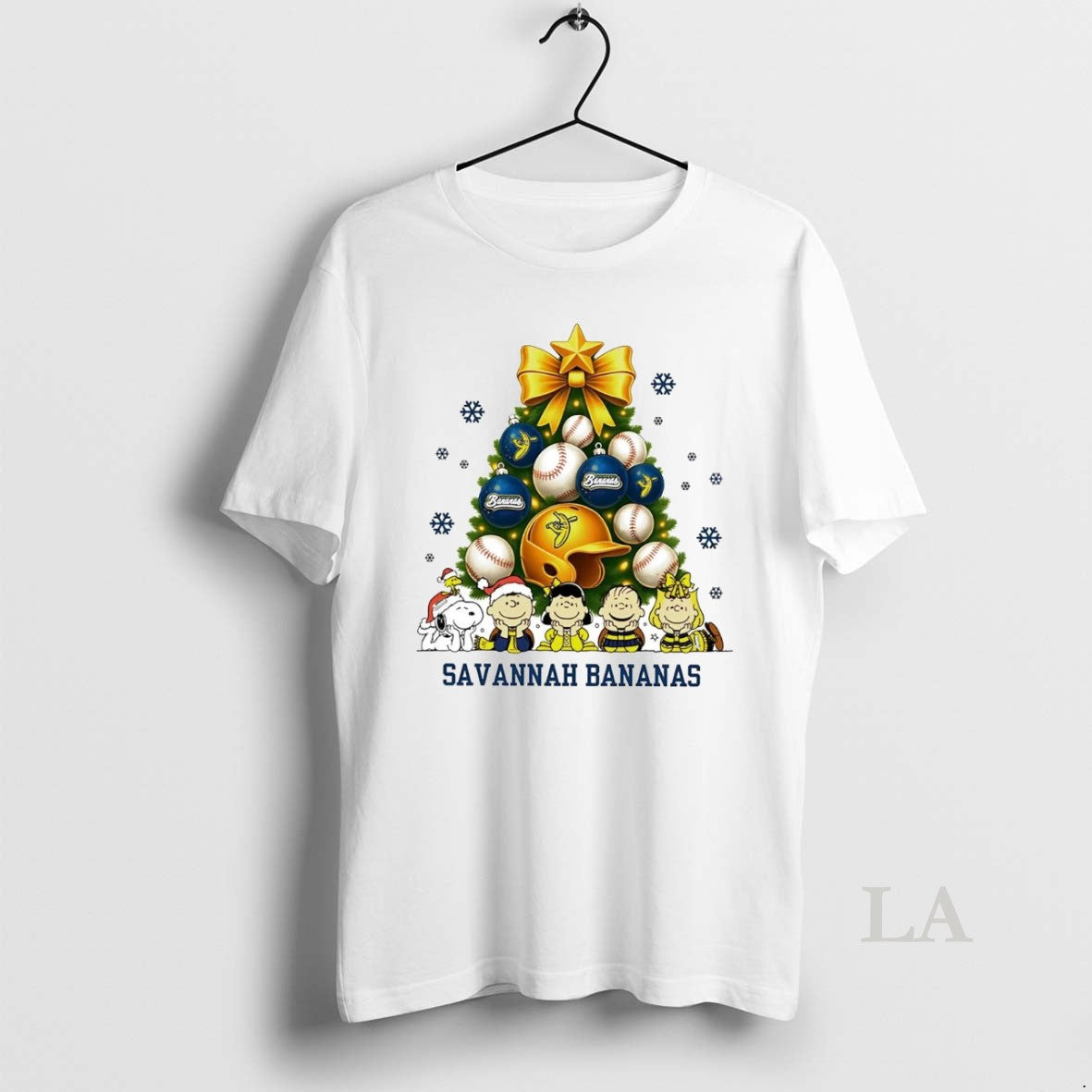 Original Peanuts Characters Savannah Bananas Christmas Tree T-Shirts, Hoodie, Sweatshirt | InkNestWear.com
