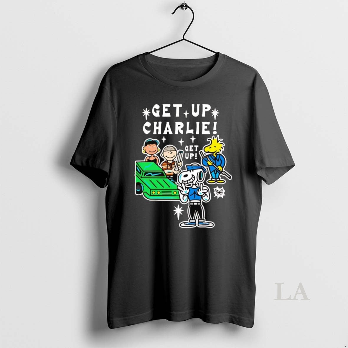 Original Peanuts Gang Get Up Charlie T-Shirts, Hoodie, Sweatshirt | InkNestWear.com
