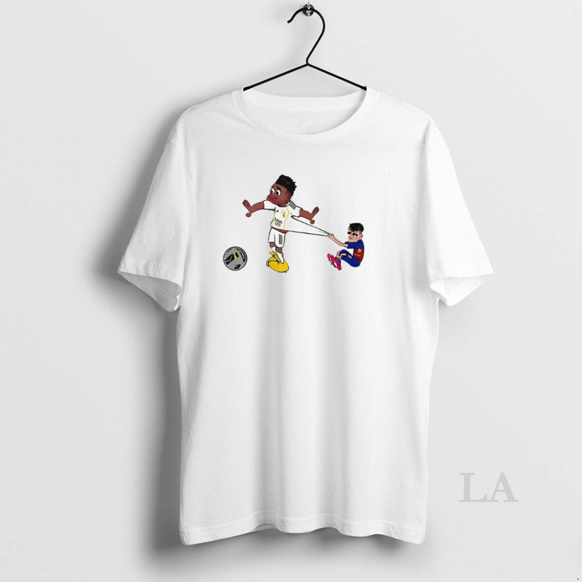 Original Pedri Pulling Vini Jr 7 Football Cartoon Meme T-Shirts, Hoodie, Sweatshirt | InkNestWear.com