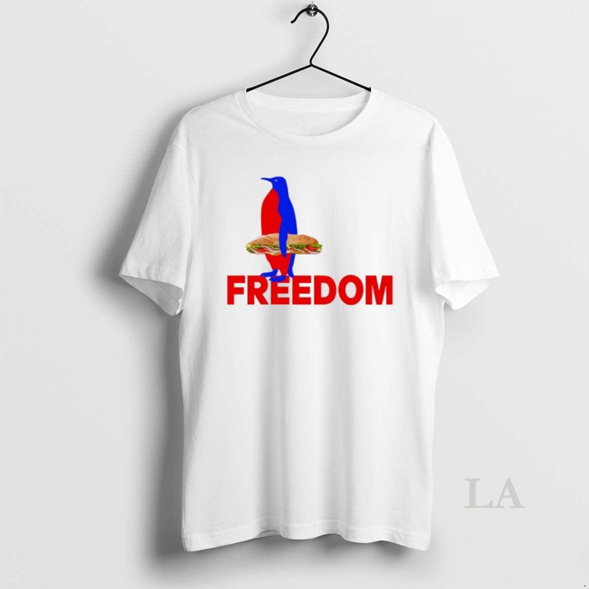 Original Penguin Holding Sandwich Freedom Resist Political T-Shirts, Hoodie, Sweatshirt | InkNestWear.com