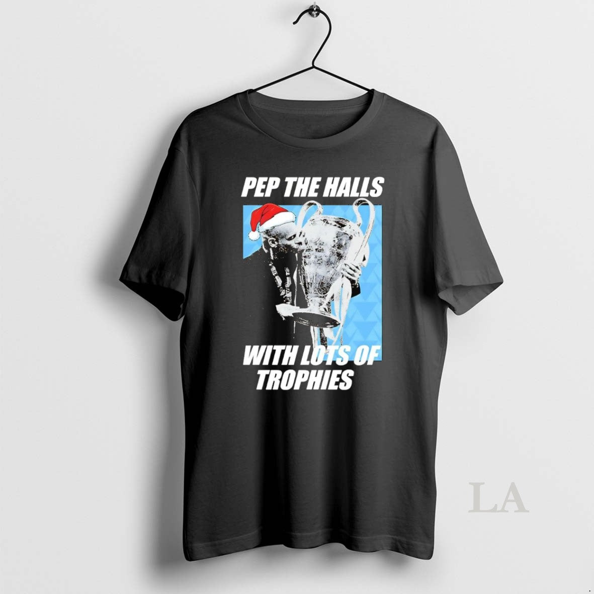 Original Pep Guardiola Pep The Halls With Lots Of Trophies Christmas T-Shirts, Hoodie, Sweatshirt | InkNestWear.com