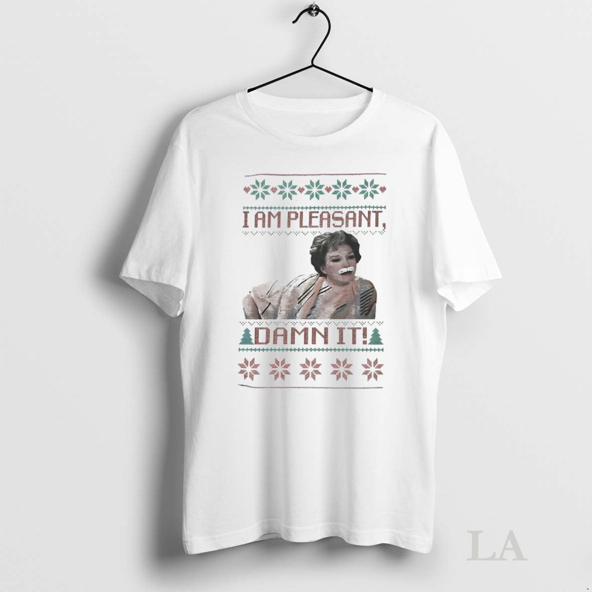 Original Phyllis Diller I Am Pleasant Damn It Christmas T-Shirts, Hoodie, Sweatshirt | InkNestWear.com