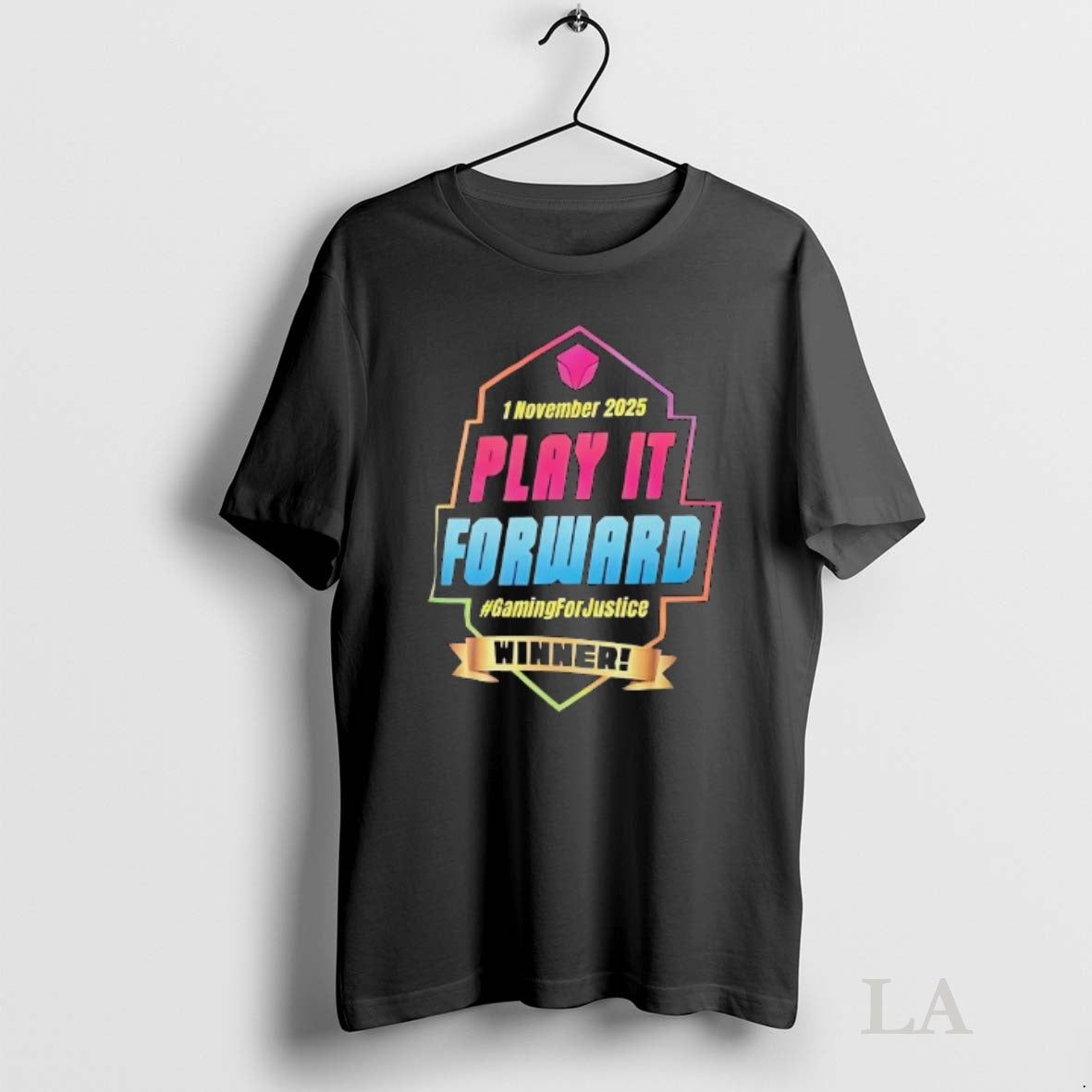 Original Play It Forward 1 November 2025 Gamingforjustice Winner T-Shirts, Hoodie, Sweatshirt | InkNestWear.com