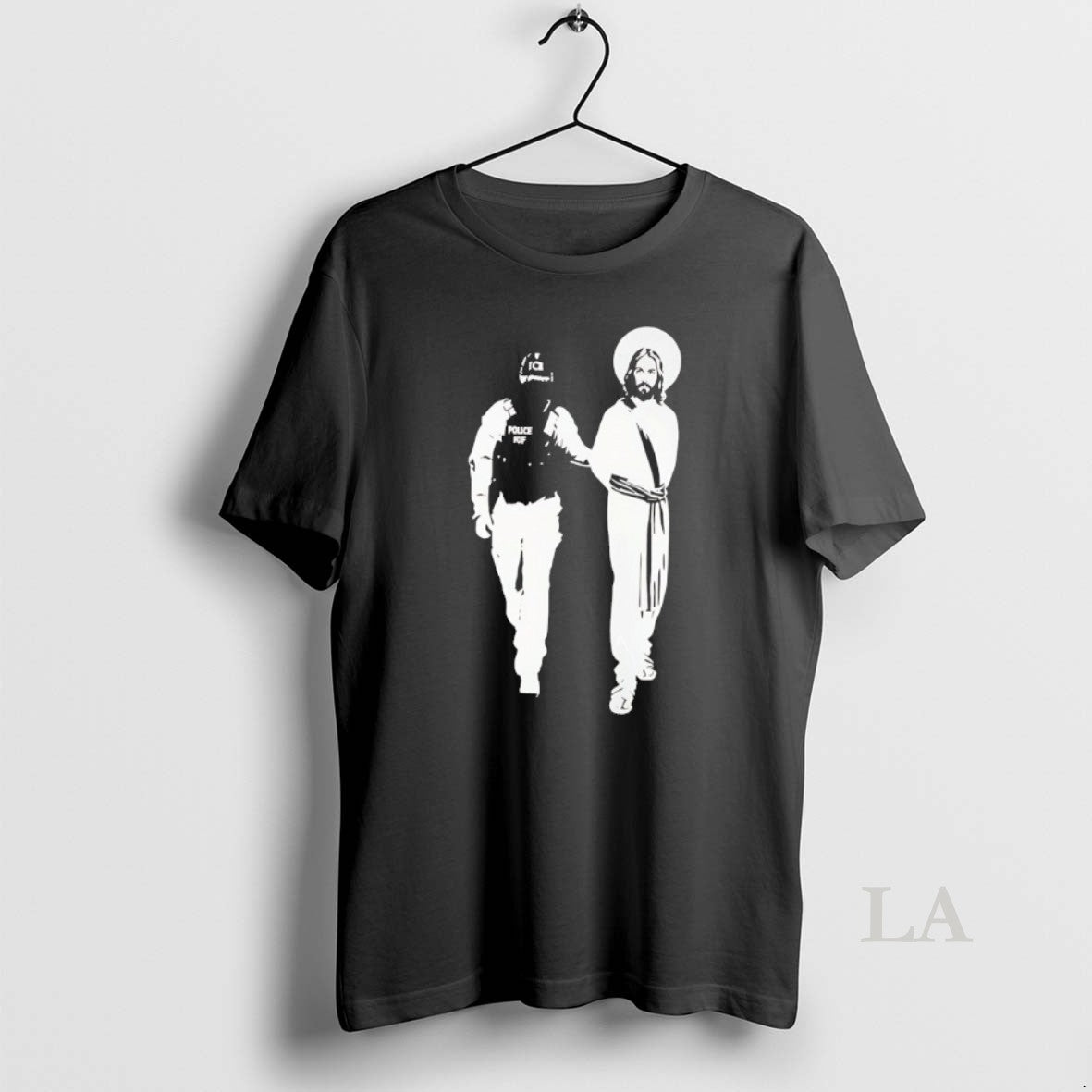 Original Police Arrested Jesus Ice Detaining Jesus T-Shirts, Hoodie, Sweatshirt | InkNestWear.com