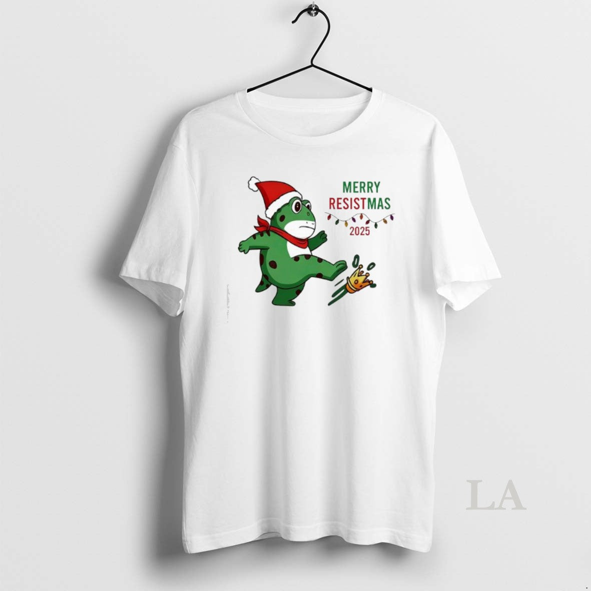 Original Portland Protest Frog Merry Resistmas T-Shirts, Hoodie, Sweatshirt | InkNestWear.com