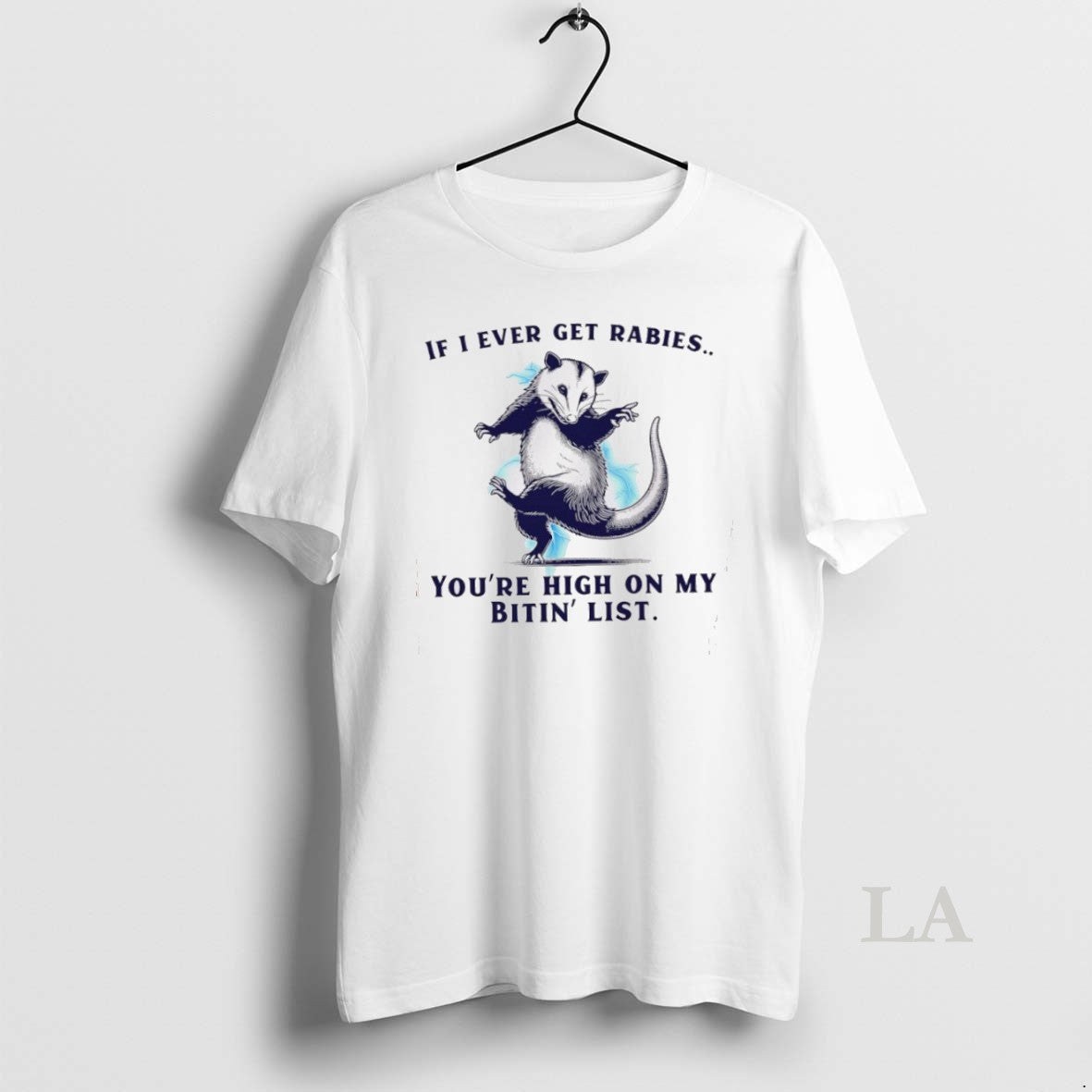 Original Premium Rat If I Ever Get Rabies Youre High On My Bitin List T-Shirts, Hoodie, Sweatshirt | InkNestWear.com